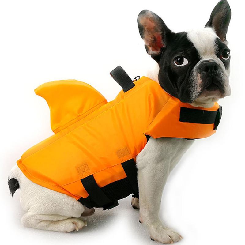 

Dog Apparel Pet Safety Lifejacket Small Medium Animal Life Vest Swimming Lifesaver Clothes, No.3