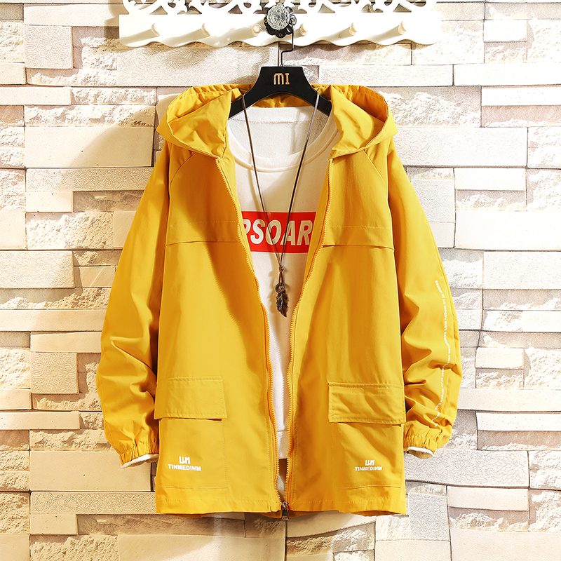 

2021 Casual England Style New Spring Autumn Black Jacket Men's Brand Clothes Plus Oversize M-5xl with Hoodies Qmln, 6675 2