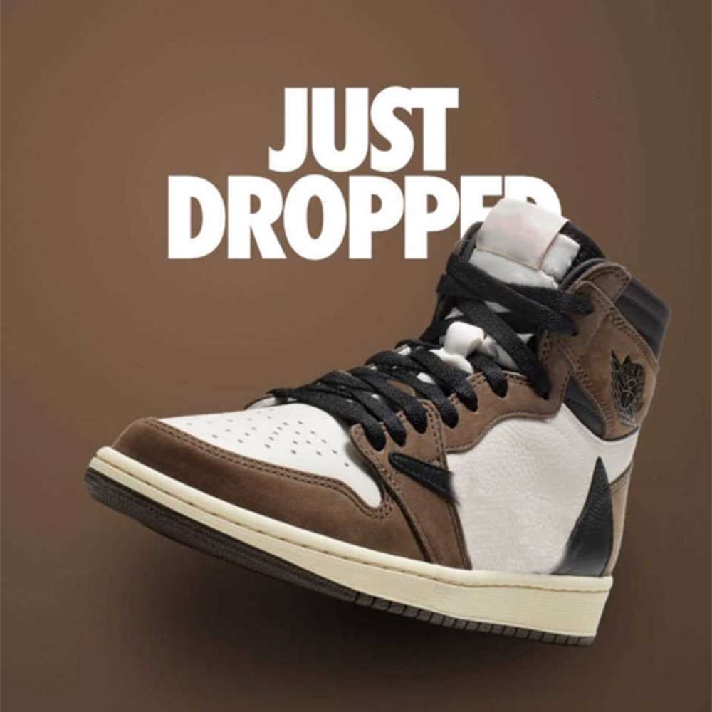 

2021 Authentic Travis Scott x 1s High Og Ts Sp 1 Men Women Low Shoes Sail Dark Mocha University Sports Outdoor Sneakers Cd4487-100 with aaronKwok