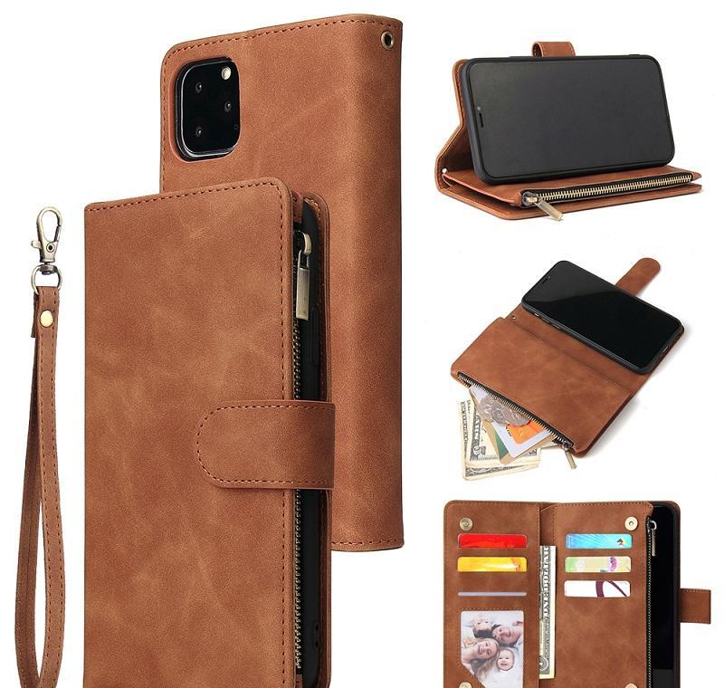 

For Samsung Galaxy S20 Fe 5G Note 20 Ultra A11 A21 A21S A31 A41 A51 A71 Zipper Flip Wallet Leather Phone Case Cover Jsrzs Dwep1