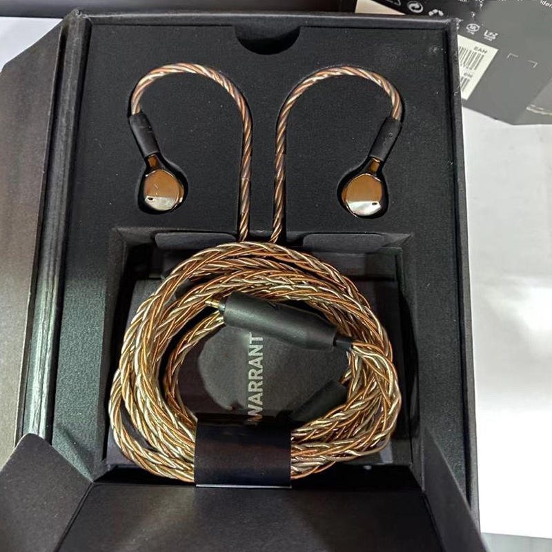 

In Ear T9iE headphones In stock! pure silver & OCC hybrid cable new version t9iE earphone Free ship, As pics