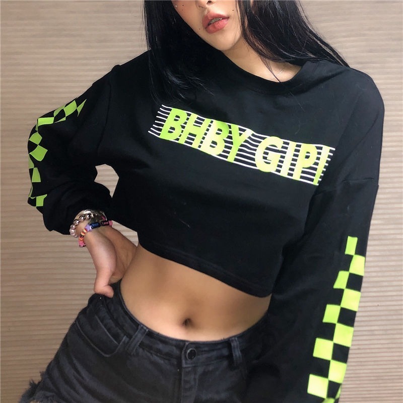 

2021 New Deeptown Hip Hop Moletom Feminino Inverno Moda Streetwear Hoodies Manga Comprida Impresso De Dana Curto Tops Solto Puloer 1du2, Black