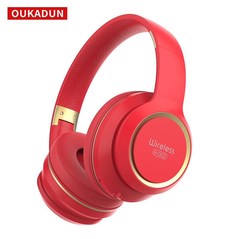 

Headphones & Earphones 9D HIFI Stereo Foldable Wireless Earphone 5.0 Head-mounted Sports Music Bluetooth With Microphone
