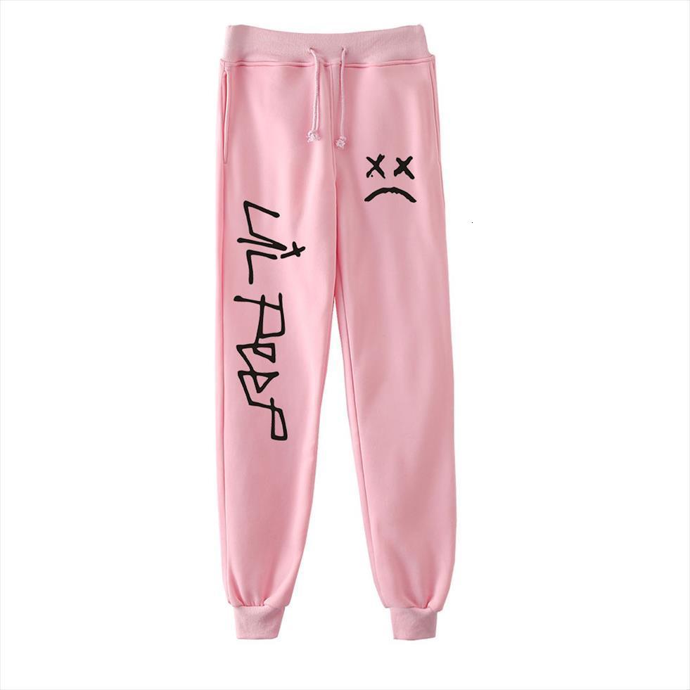 

lil peep sport women harajuku pant trousers sweatpants casual jogger pencil pocket, Black