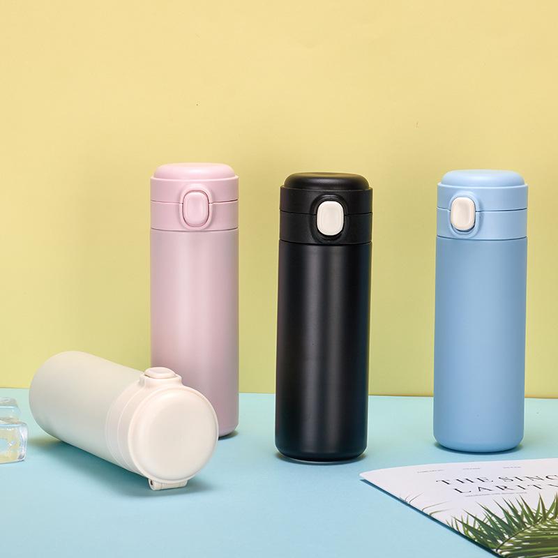 

Water Bottles Girls Vacuum Bottle Cute Style Safety 304 Heat Preservation Student Children Gift Coffee Milk Drinking Cup Customized Logo