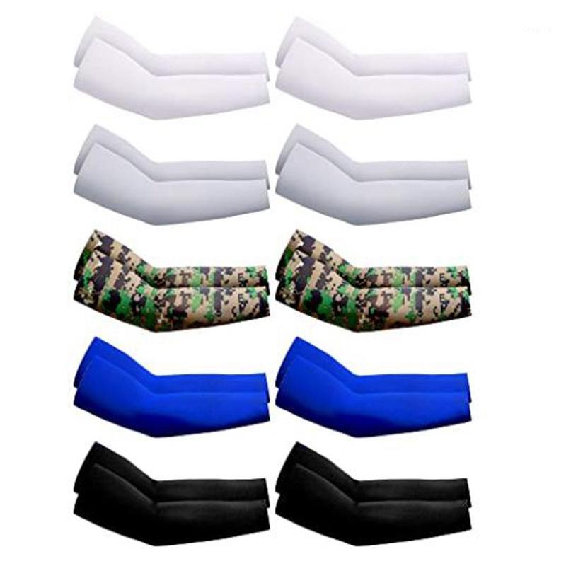

10 Pairs Sun Protection Sleeves UV Protection Cooling Sleeves Arm Sun For Fishing, Cycling, Hiking,Etc1, As pic