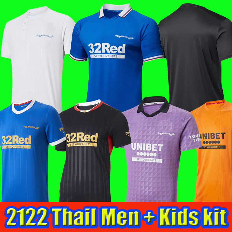 

2022 2023 Glasgow Rangers 150th Anniversary Soccer Jerseys Glasgow TRAINING CHAMPIONS 55 DEFOE HAGI BARKER KENT TAVERNIER 21 22 23 Football Shirts Men + kids kit home, 2223 home