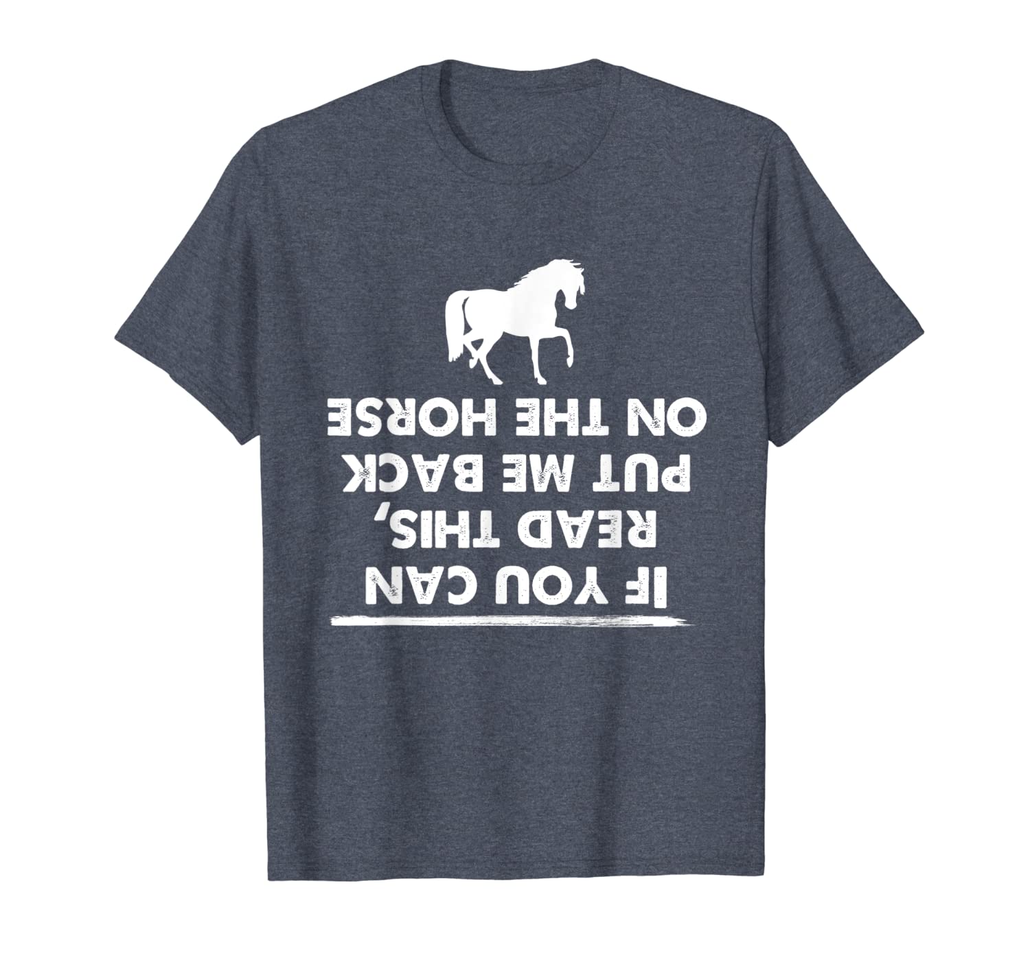 

if you can read this, put me back on my horse, White;black