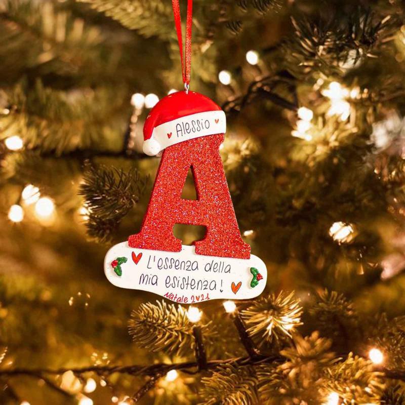 

Christmas Decorations Personalized 26 Letter Ornaments Tree Hangging Home Decor