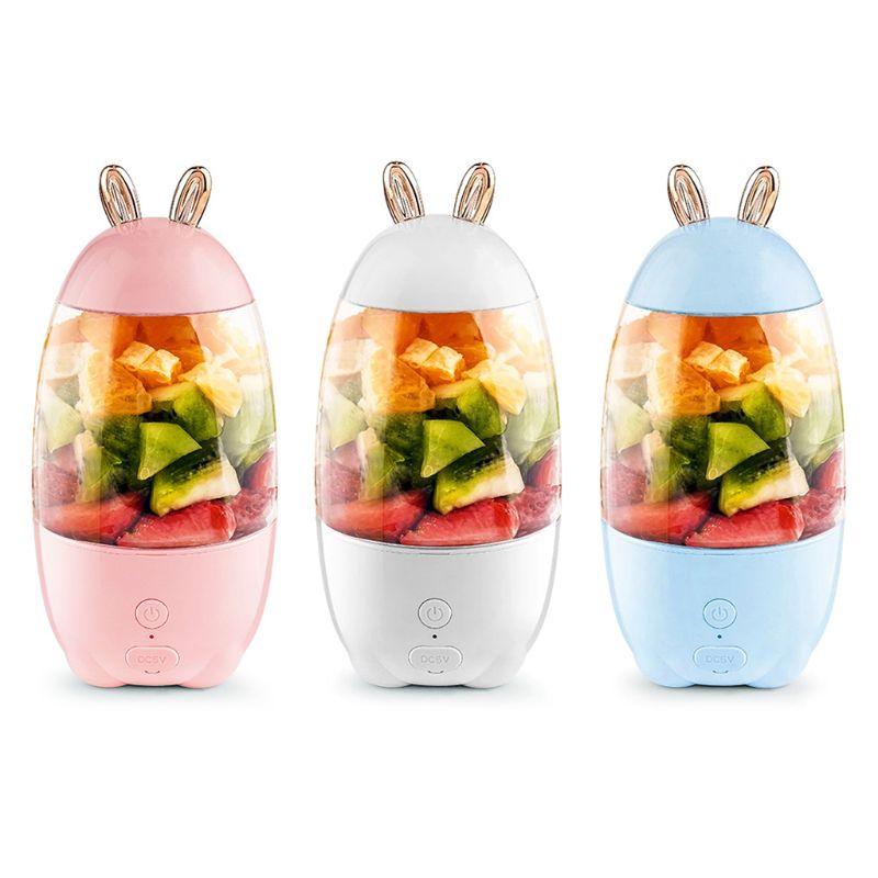 

330ml Portable Mini USB Rechargeable Electric Juicer Bottle Fruit Blender Mixer Juicers