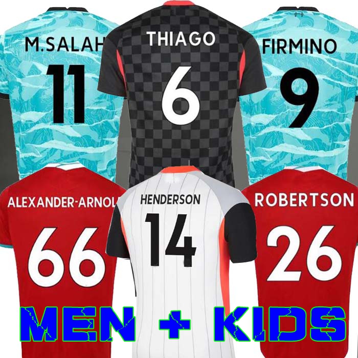 

Reds futbol 2020 2021 LVP Soccer Jersey Champion anniversary 4th M.SALAH FIRMINO THIAGO VIRGIL MANE maillot Men Kids Kits football Shir, Home adult ucl