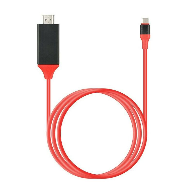 

Type C to HDTV Video Cables 2m Support 1080P High Definition Digital AV Adapter for iPhone Samsung Galaxy Huawei