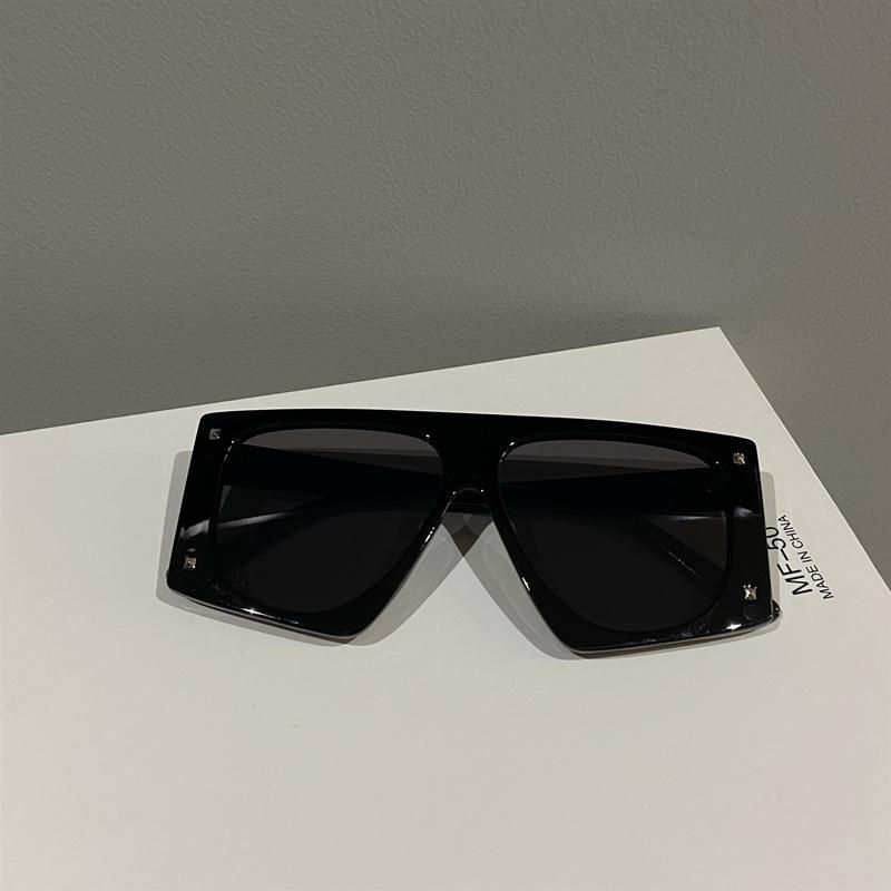 

Sunglasses 2021 Big Box Fashion Anti-ultraviolet High-end Retro Men Women Street Pography Travel Seaside