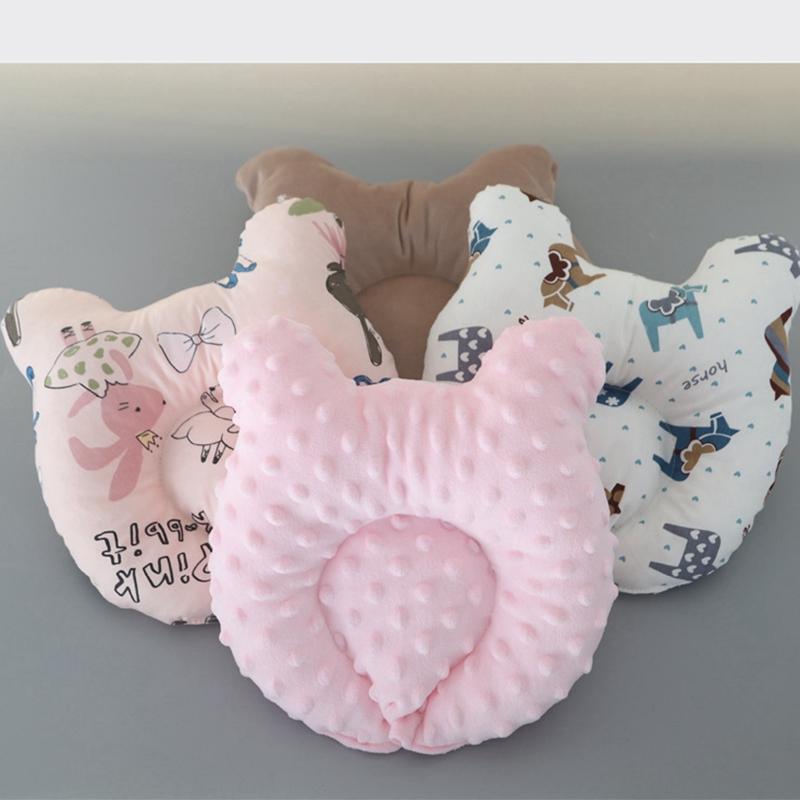 

Pillows Born Baby U-Shaped Pillow Cotton Bear Eccentric Head Correction Shaping Children Beddings Bed Products