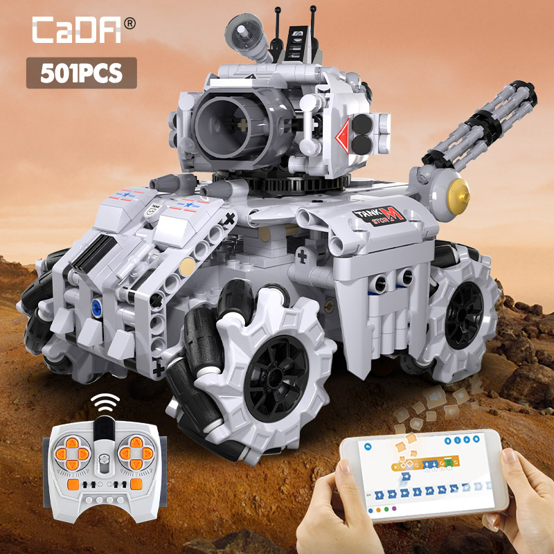 

City Military Technical APP Remote Control Electric Tank Building Blocks Creator MOC Off-road RC Racing Car Bricks Toys