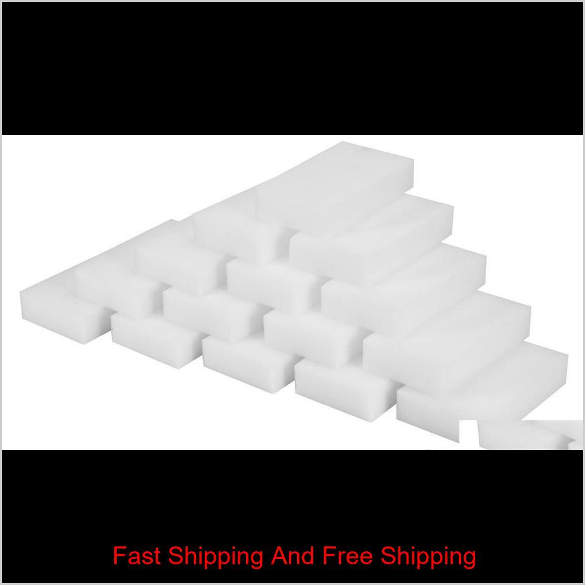 

White Magic Eraser Sponge 100*60*20mm Removes Dirt Soap Scum & Debris From All Types Of Surfaces Uni qylaQH dh_seller2010