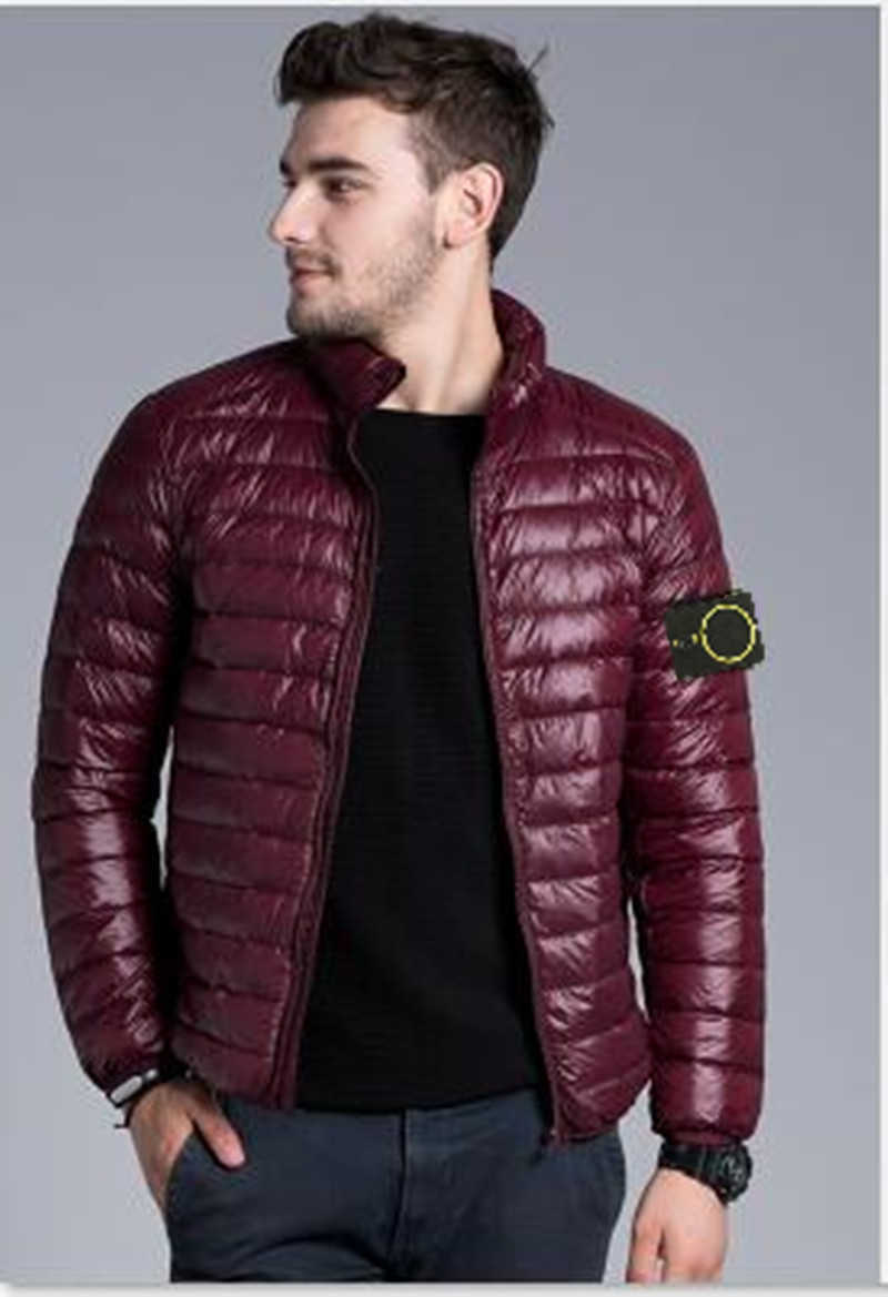 

Brand-name luxury men women down stone jacket Canada northern winter hooded island jacket badge printing contrast color warm and windproof, Black