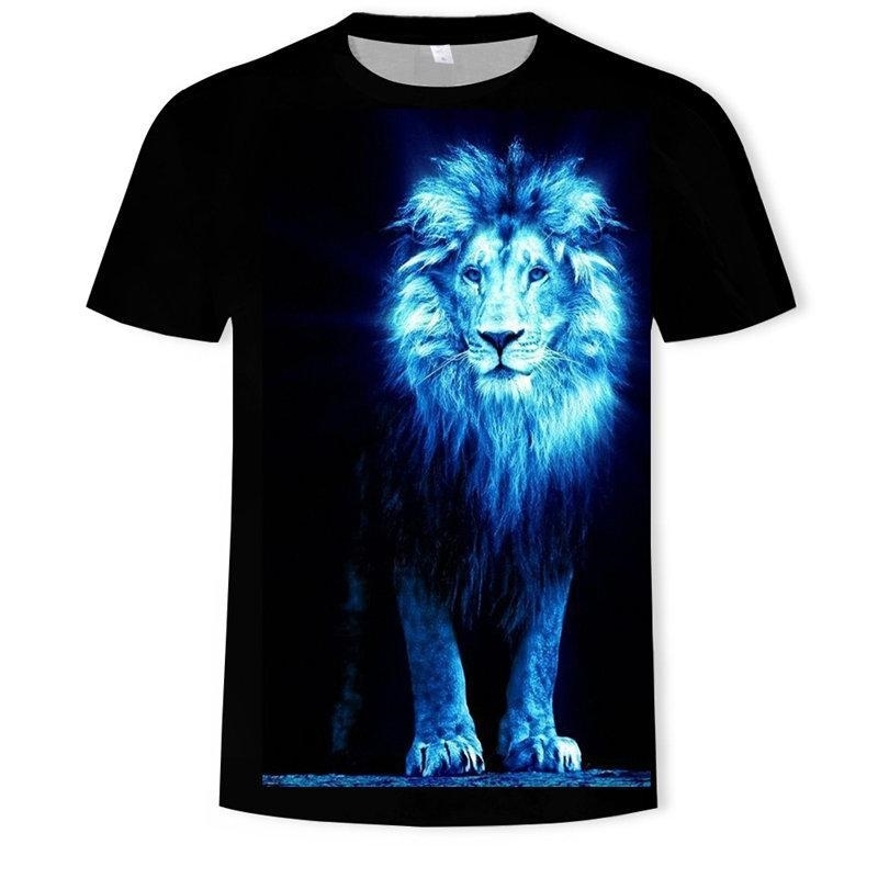 New Summer Cool Style Hip-Hop Men/Women Print Yin Yang 3d Lion T-shirt Harajuku Men&#039;s clothing 2020 Top Asian size S-6xl-image-705508727