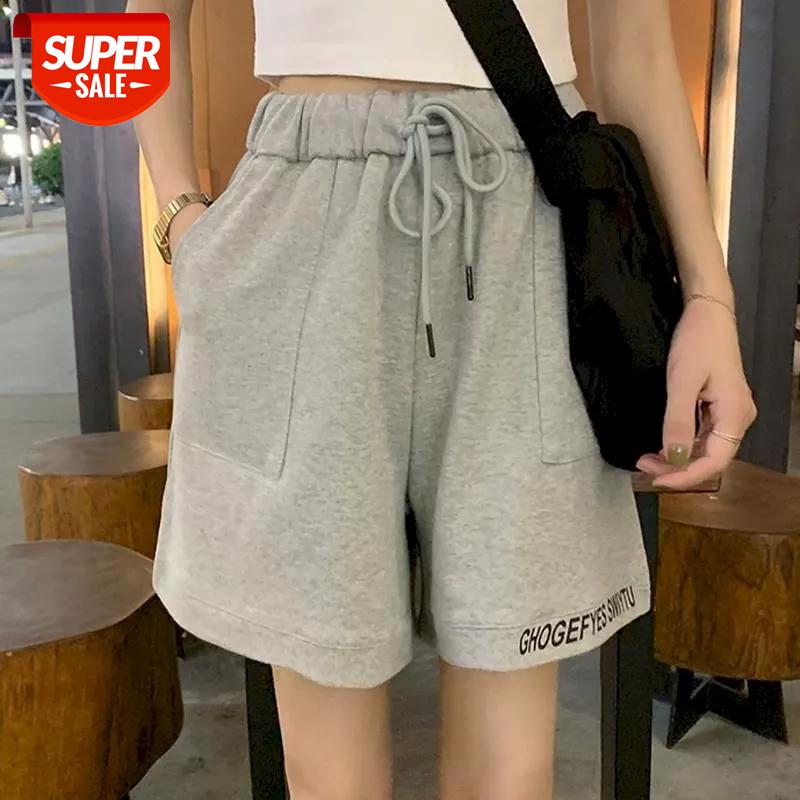 

NiceMix casual pants women clothe shorts summer women high waisted straight wide leg streetwear pant short knee length plus size #8J87, Black;white