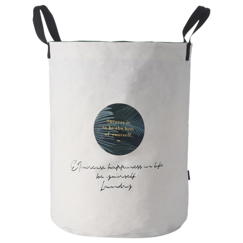 

Nordic Non-Woven Foldable Laundry Hamper Household Large-Capacity Toy Storage Basket With Handle Bags