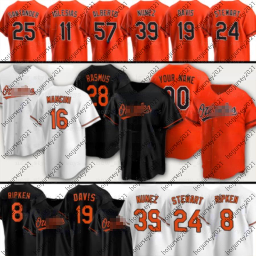 

47 John Means Baltimores Baseball Jerseys Orioles Cal Ripken Trey Mancini Brooks Robinson Roberto Alomar Mychal Givens Santander Richard Bleier Jose Iglesias x2, Men(jin ying)