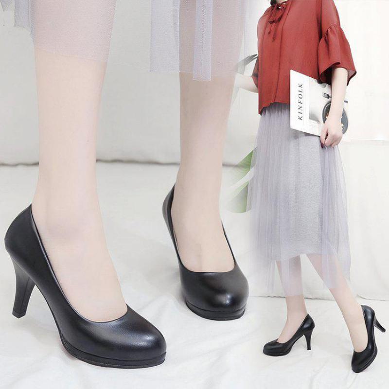 

Dress Shoes Odinokov 9cm High Heels Women Platform Pumps Spring Summer Shallow Mouth Buckle Strap Round Toe For, Beige
