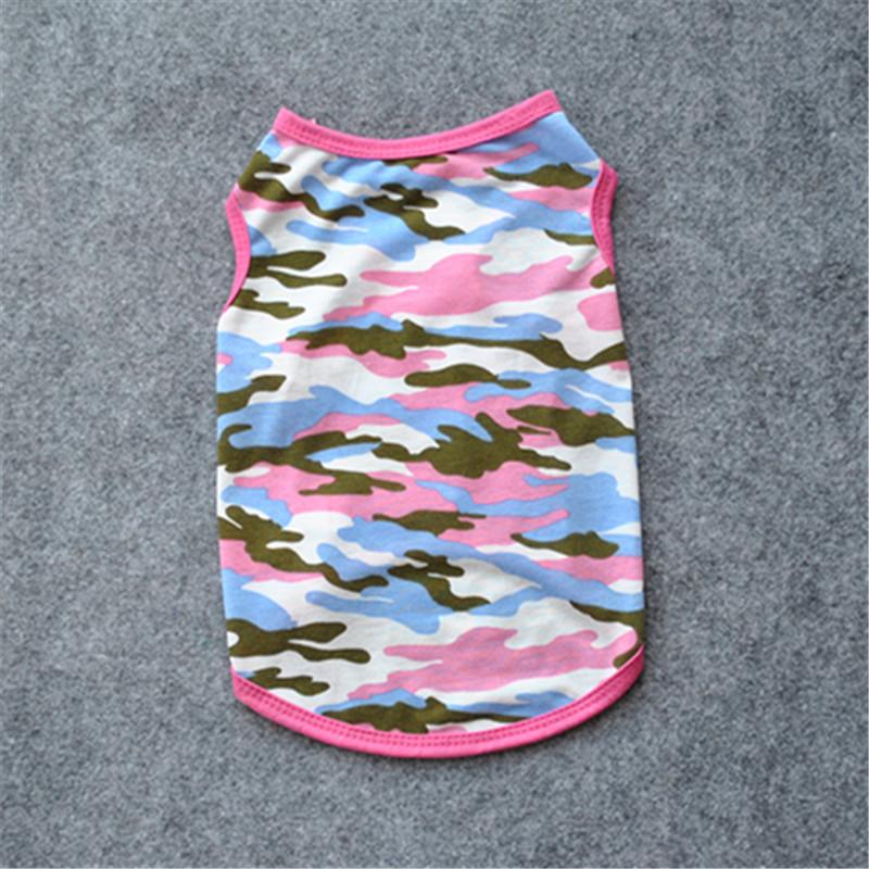 

Cat Costumes Summer Cute Clothes Dog Vest Shirt Camouflage Pet Small Puppy Appar