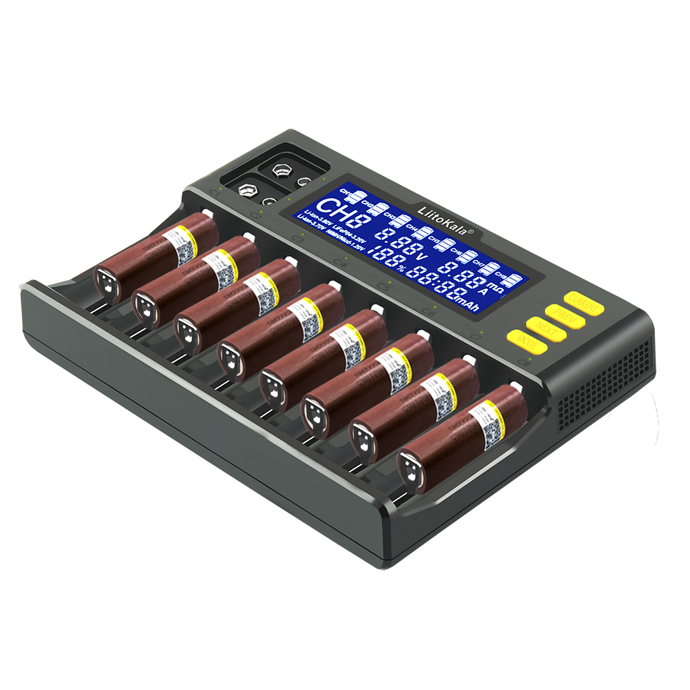 

Fully smart charging pack Lii-PD4 lii-PD2 lii-500S lii-500 lii-600 lii-S6 lii-S8 3.7V 18650 18350 21700 20700 26650 lithium 1.2V battery Charger