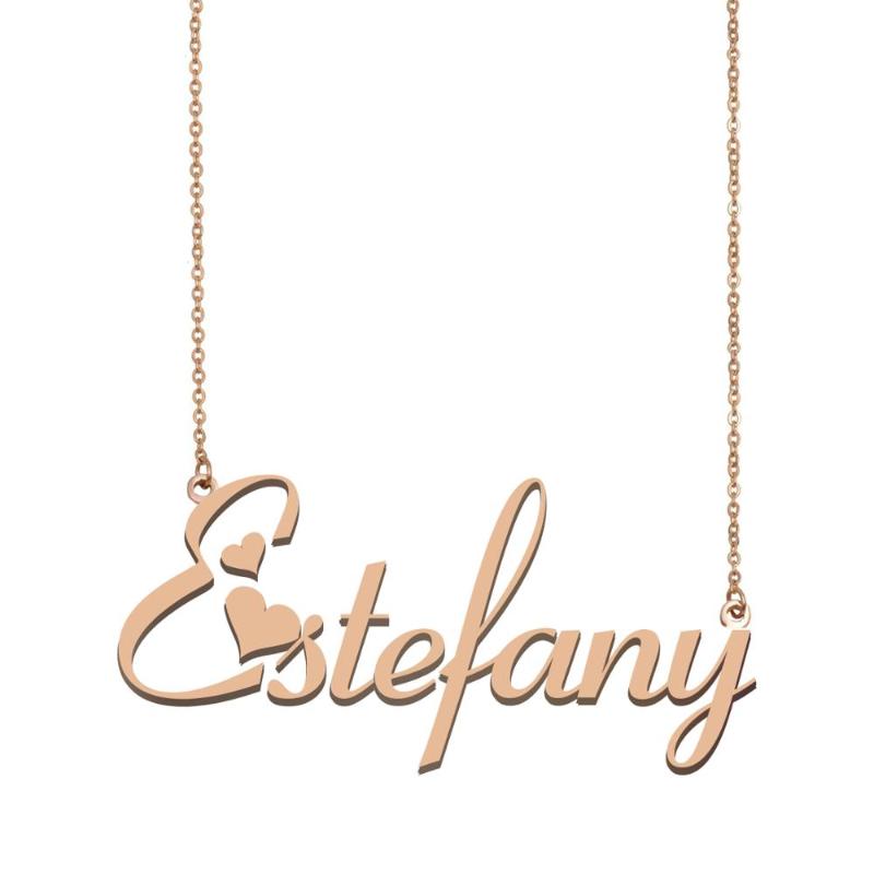 

Pendant Necklaces Estefany Name Necklace , Custom For Women Girls Friends Birthday Wedding Christmas Mother Days Gift