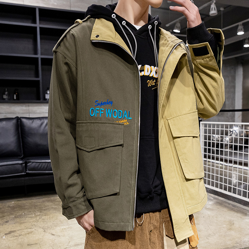 

2021 New Spring Autumn Jackets Bigger Pocket Men Classic Solid Casual Fashion Jacket Plus Asian Size M-5xl Jb6w, Wsl-726 2