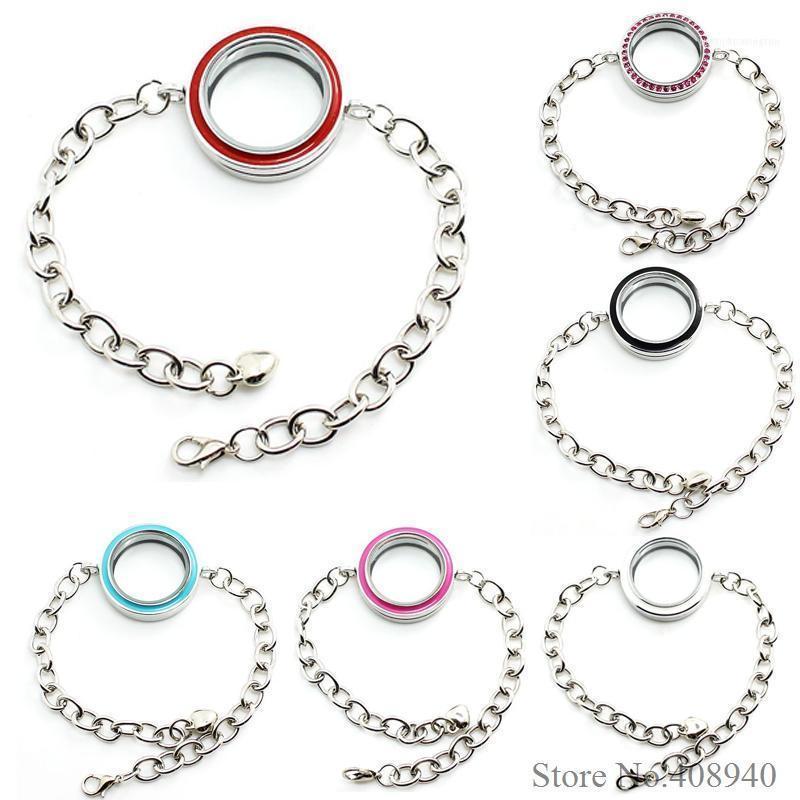 

Bangle 5pcs 30mm Round Twist Living Floating Locket Bracelets Wristband Wholesale Fashion & BanglesLSLB15*51