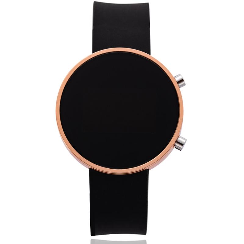

Wristwatches Digital Men's Watch 2021 Electronic Wrist Led Watches For Boys Sport Alarm Clock Zegarek Bracelet Femme, Bkbk