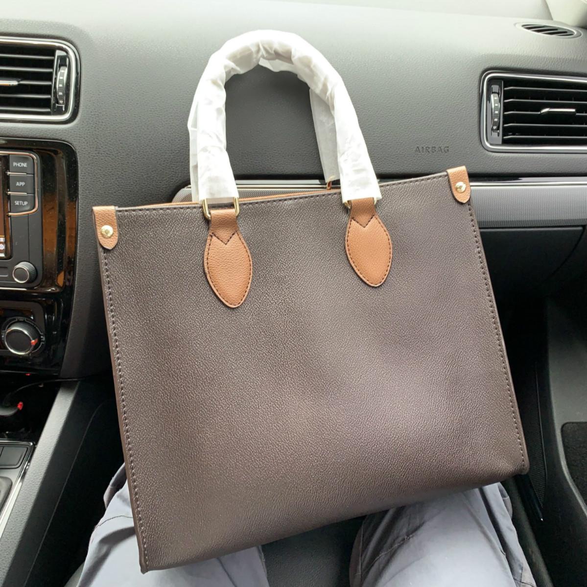 

Tote Top Women Designer Handbags Genuine Leather Handbag Messenger Bag Shoulder Pockets Totes Cosmetic Bags, Customize