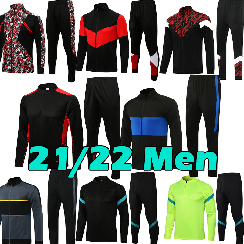 

21/22 leeds soccer tracksuit AC jersey football training suit kit futbol Adult Hommes 2021 2022 jacket Long sleeves Survetement Sportswear top tracksuits, Ami