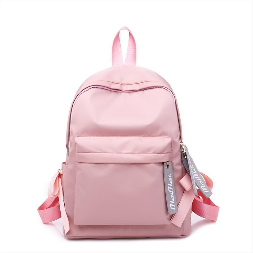 

ladies pink backpack girls large capacity schoolbag student cute 20 35l