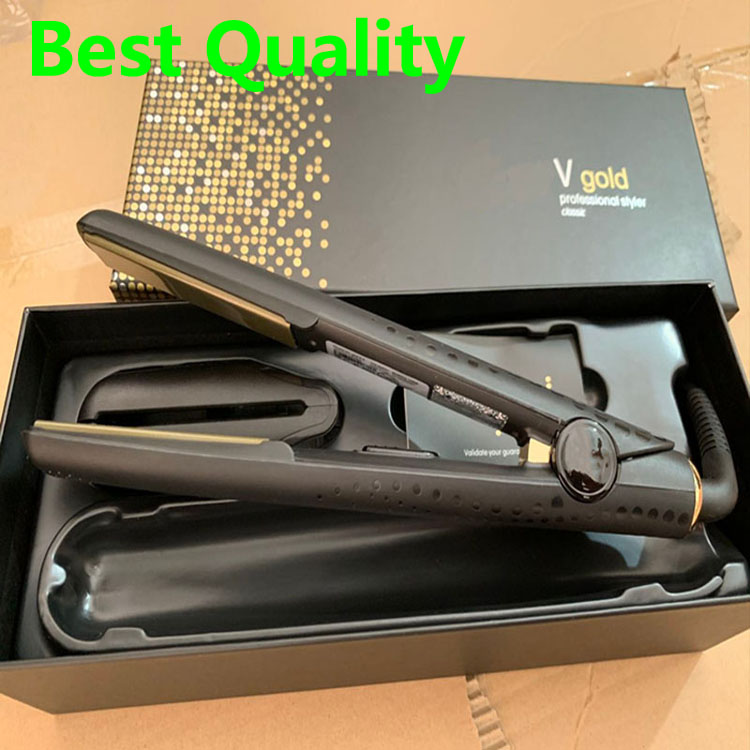 

Gold Max Hair Straightener Classic Professional styler Fast Straighteners Iron HairStyling tool