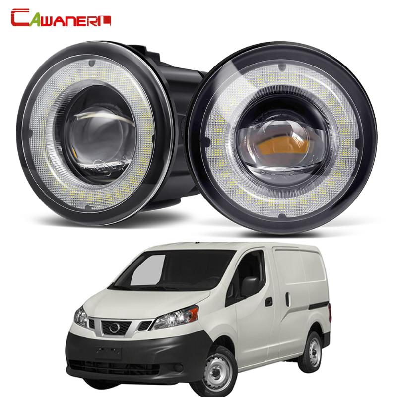 

Other Lighting System 2 Pieces Car Front Bumper Fog Light Assembly LED Angel Eye DRL Daytime Running 30W 8000LM 12V For NV200 2010-20