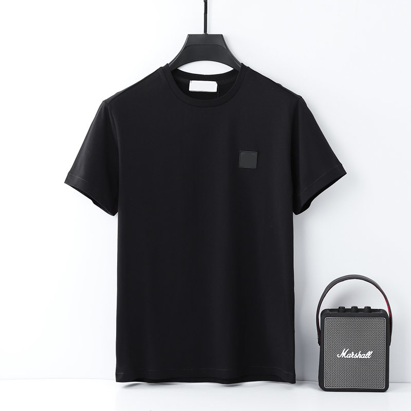 

Summer Men's T-Shirts High quality cotton t shirt Simple embroidery Badge Solid couple short sleeves European and American leisure brand Tees, Do not pay for test link