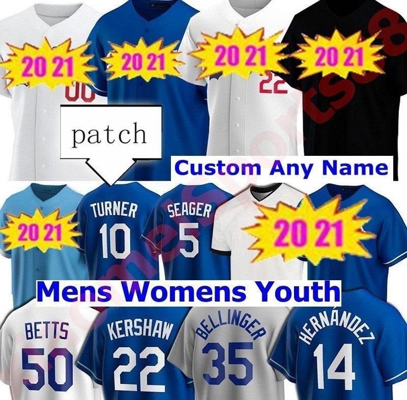 

2020 Los Men Women kids Angeles Mookie Bett Baseball Cody Bellinger Justin Turner Max Muncy Clayton Kershaw Enrique Hernandez Dodgers jersey, Blue;black