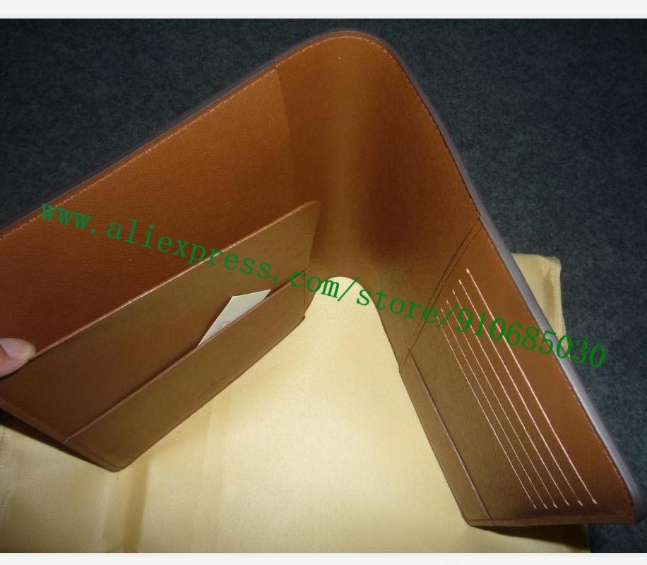 

Top Grade Brown Canvas Coated Real Calf Leather DESK AGENDA COVER R20100 Diary Card Holder Without Rings Refills 23*18.5 cm 210302