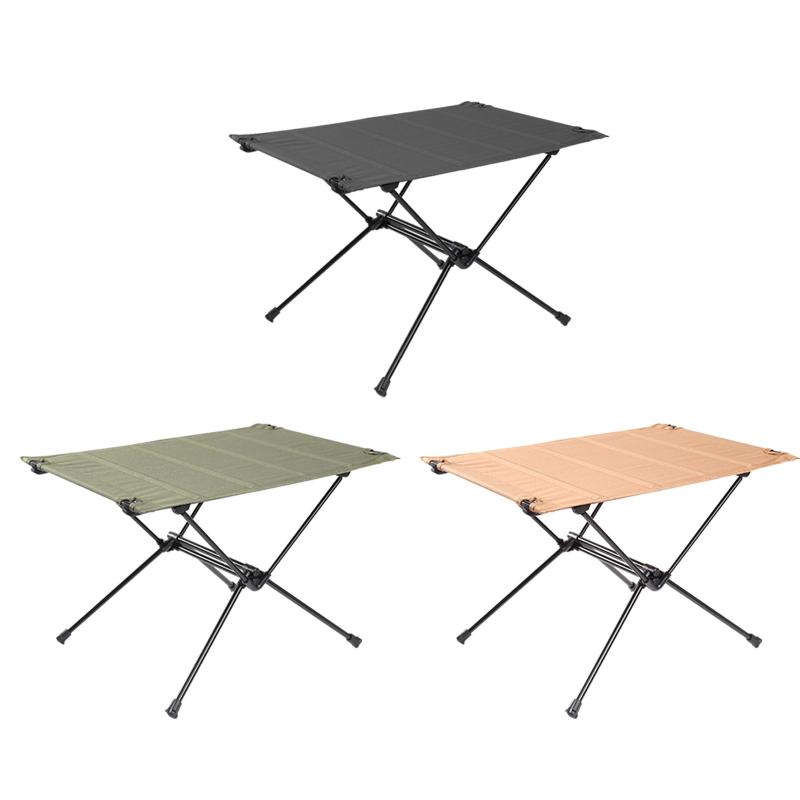 

Camp Furniture Foldable Camping Table-Aluminum Lightweight Folding Table Compact Roll Up Tables Collapsible For Fishing Picnic BBQ