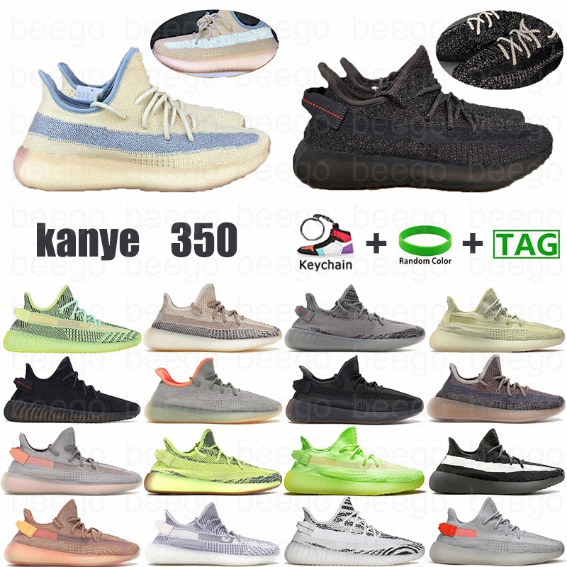 

kanye men women casual shoes v2 foam 3m mono ice Carbon Cinder Zebra Static black Yecheil Reflective Beluga Natural outdoor sneakers 350 West yeezys yezzy yeezy boost, Shoe box * 1