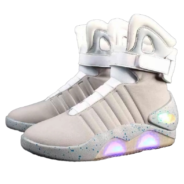 

BOOTS Luminous shoes 7Ipupas For men, women, usb Reloadable Glowing Man Winter Party Shoes Cool Soldier Laarzen Back to the Future, Red