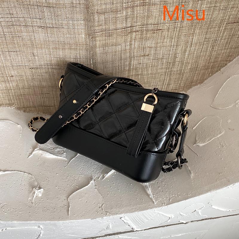 

High quality solid color foreign style large capacity shoulder bag 2021 new fashion all-match women's designer messenger bag, Black
