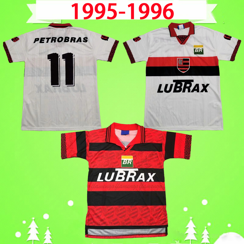 

1995 1996 RETRO Flamengo soccer jerseys 95 96 home away #9 Petrobras Renato Gaucho Vintage Collection Flemish football shirts #11 Centenary thai quality