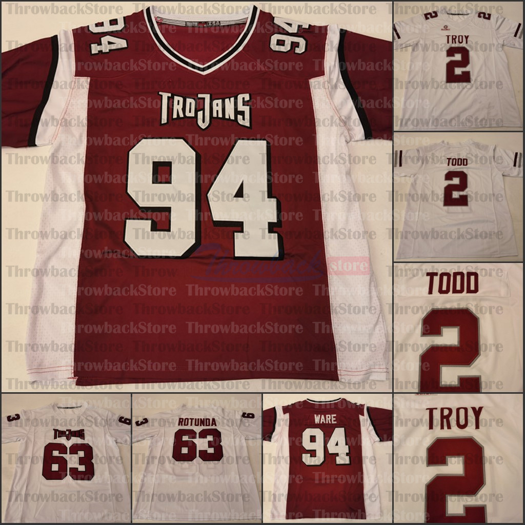 

Custom Troy Trojans College Football Jerseys 5 Will Choloh 18 Reddy Steward 26 B.J. Smith 12 Jacob Free 9 Richard Jibunor, Red i