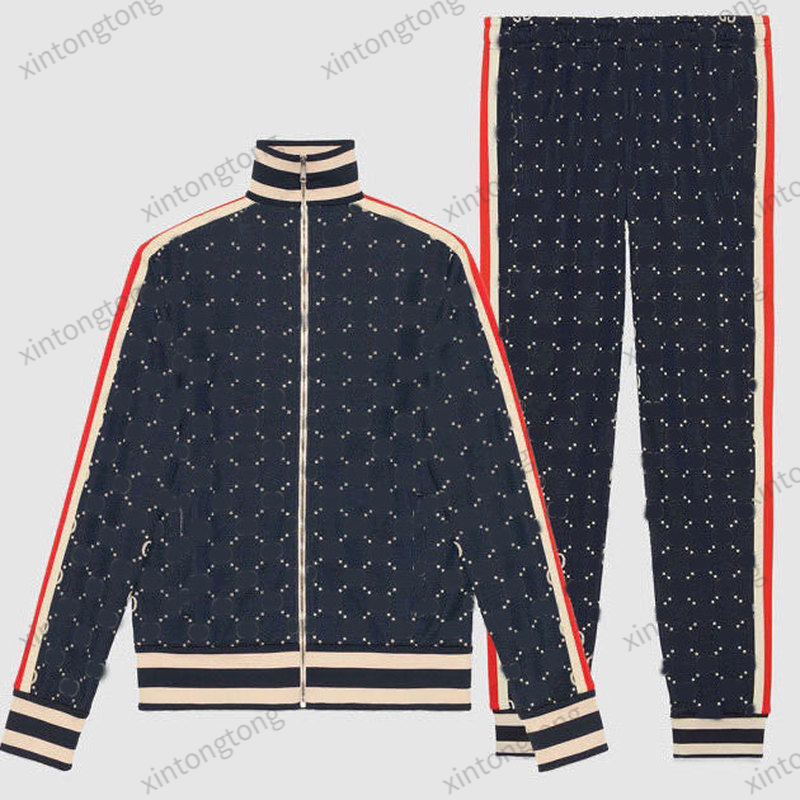 

Mens Casual Tracksuit designer Fashion Letter Pattern Sweatsuit Men's Suits Classic Outfits Men Two Pieces Pants Spring Jacket, Gray