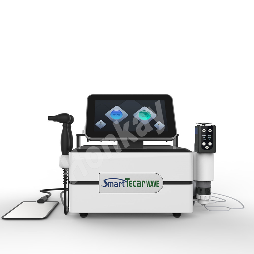 Portable 3 in 1 EMS+Shock wave+Tecar Multi-functional Device EMShock And Smart Tecar Physical Therapy Machine For Pain Relief-image-664128394