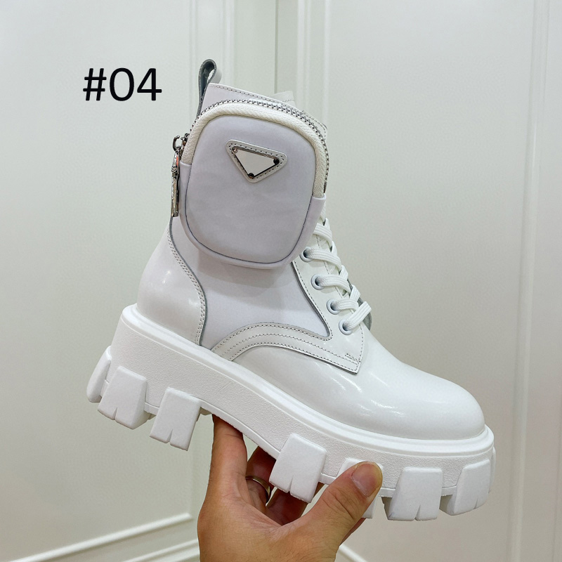 

High Quality Designer Boots Classic Non-Slip Rois Martin Shoes Nylon Military Desert Combat Short Booties Genuine Leather Lining Removable Pouch for Women Outdoor, #01