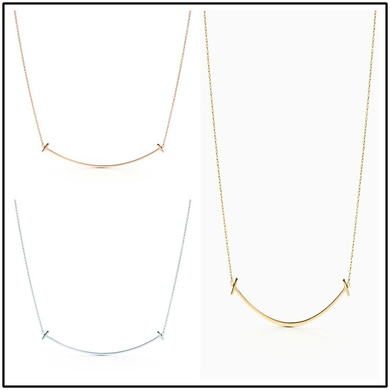 

1:1T Home 925 Sterling Silver Necklace Large Double T Diamond, Smooth Clavicle Necklace Popular In Europe and America Birthday Gift